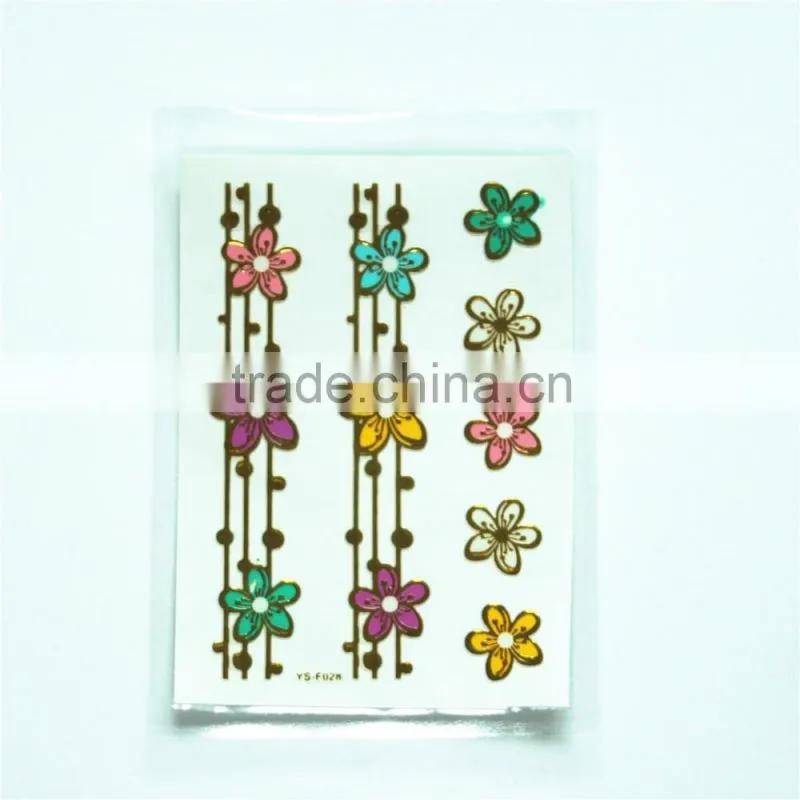 water transfer sticker hair tattoo sticker