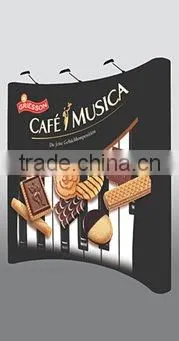 Magnet connection aluminum pop up display stand, 3*3/3*4 backdrop wall stand for trade show
