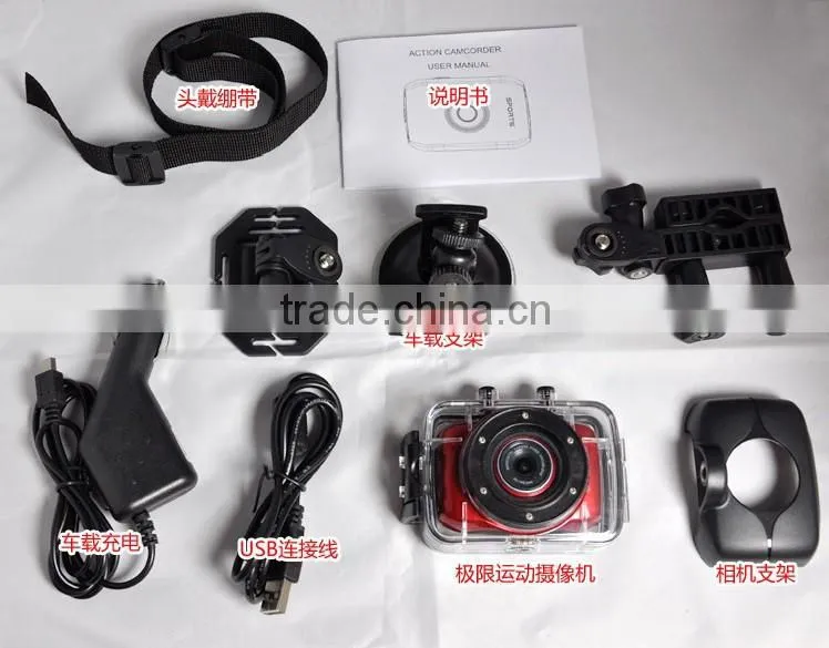 5.0 mega underwater 720P sports camera