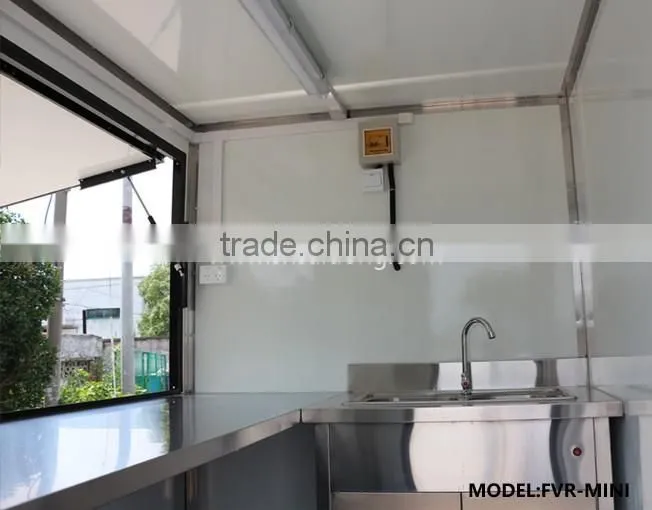 low cost mobile food kiosk machine/food trailer