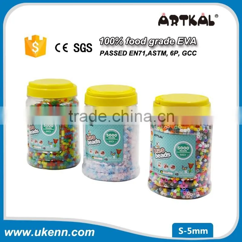 perler beads 5mm Artkal hama beads 1kg/bag/color educational toys