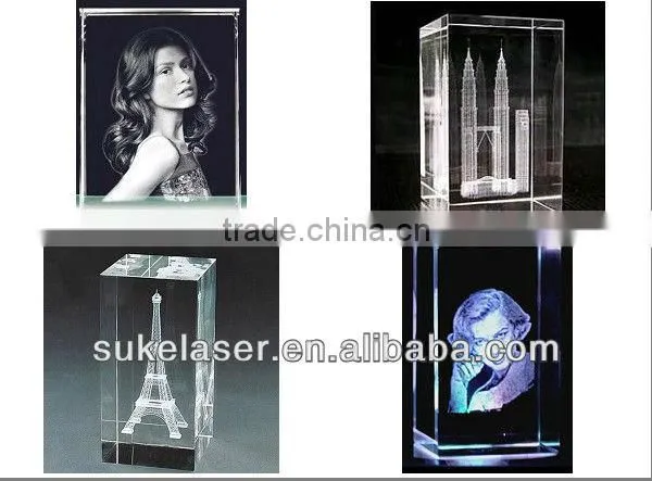 3d photo crystal laser engraving machine 3d crystal zdjecia maszyny grawerowanie laserowe
