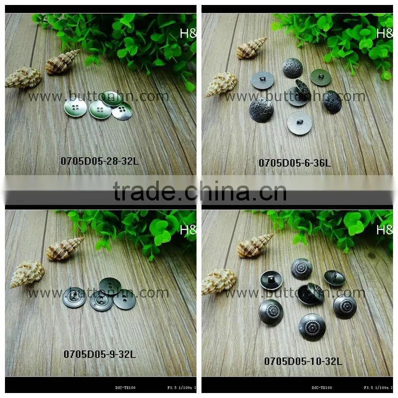 custom made classical zinc alloy shirt button