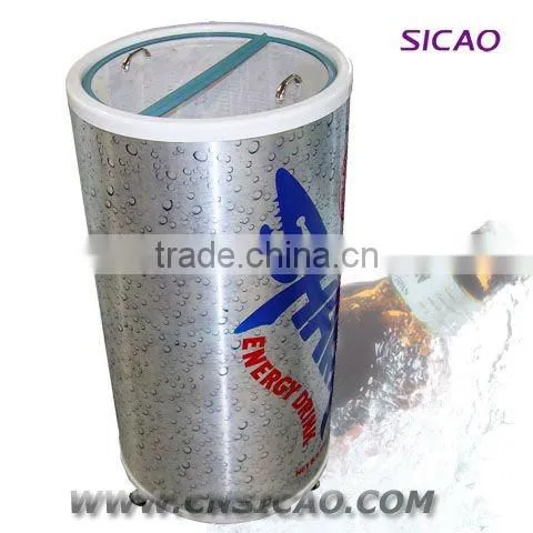 High-tech can cooler frozen 120 cans can coolers with wheels for beverage promotion