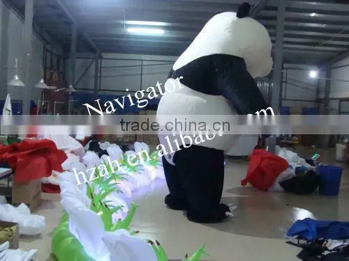 Moving Inflatable Panda Costume