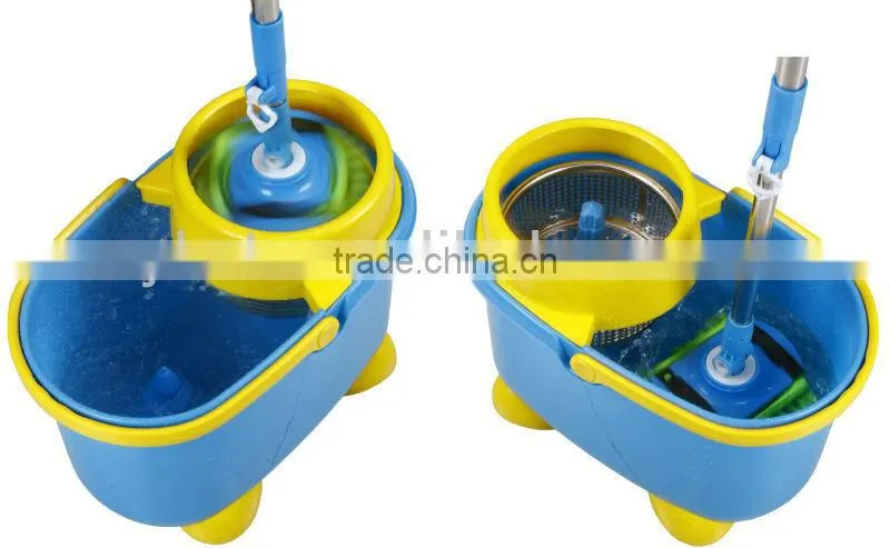 Mult-function 360 spin magic microfiber flat mop with wringer bucket