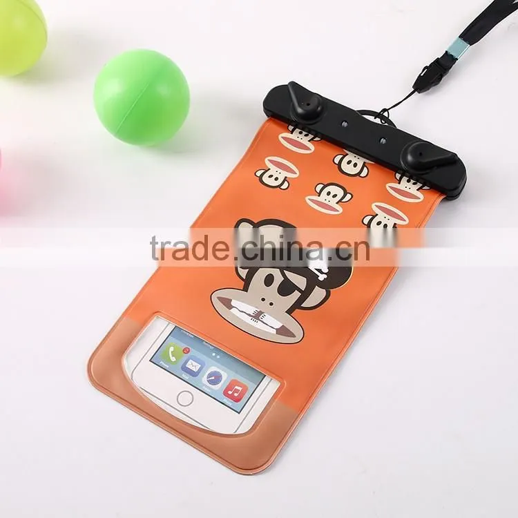 2016 new arrival Swimming drifting sea mobile phone silica gel compass waterproof bag