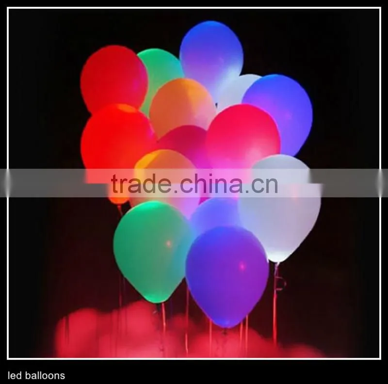 flying helium LED balloon with light inside wholesale
