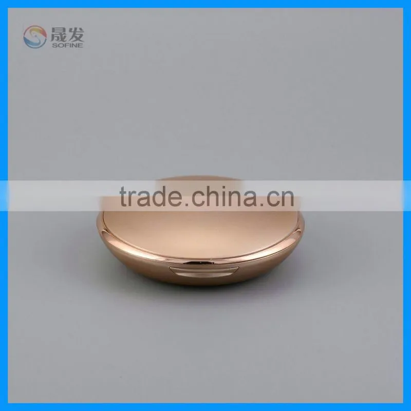 Luxury double wall empty compact powder case