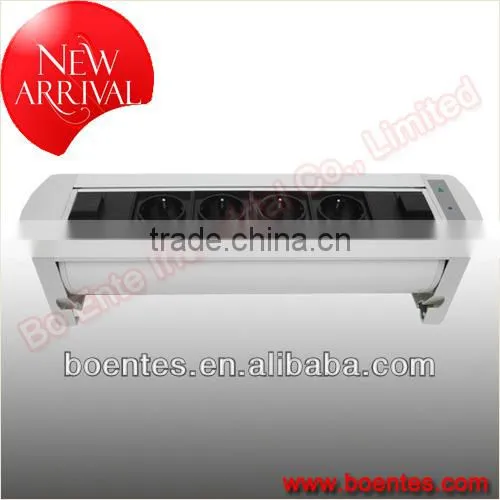 Motorized Desktop Socket with Europe Standard Power Outlet/ Electric Pop Up Socket