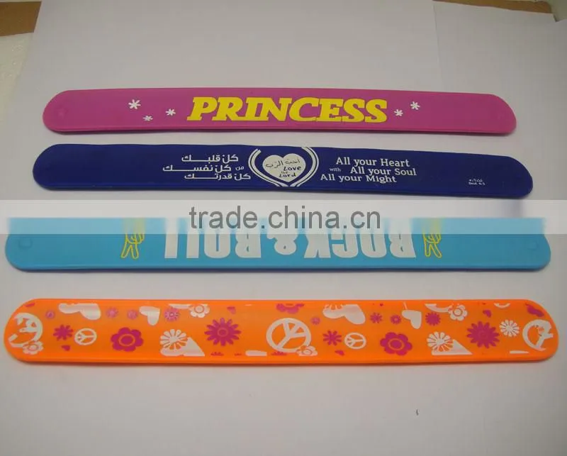 the cheapest custom Blank silicone slap bracelets