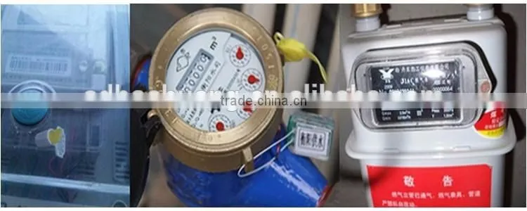 Cable plastic meter seal for water meter