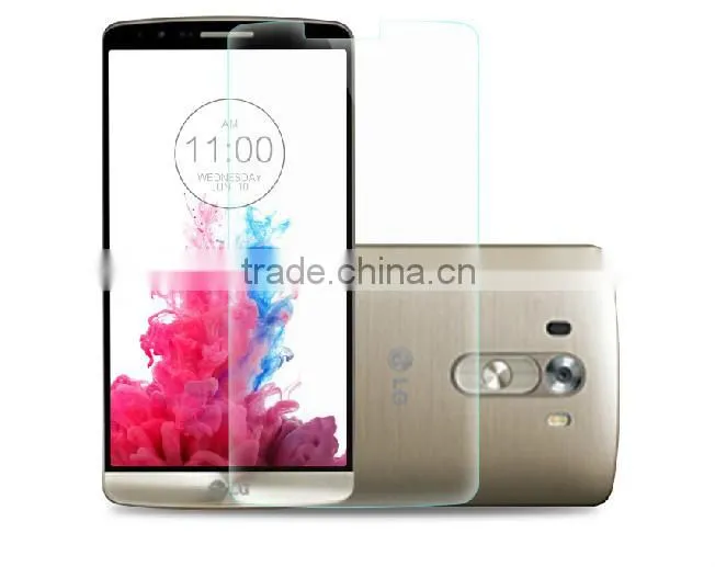 0.3mm 2.5D ultra clear screen protector tempered glass for LG G3 phone