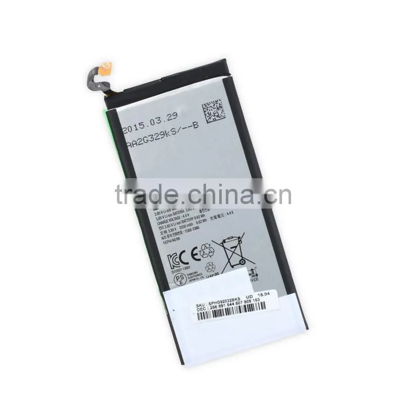 Genuine rechargeable battery for Samsung Galaxy S6 Internal Battery Replacement for Samsung G920