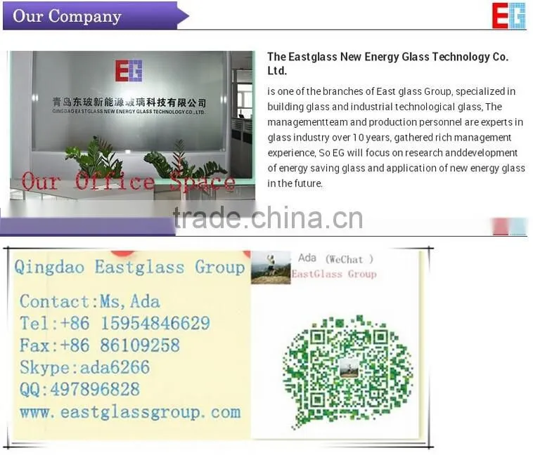 2-19mm Customized good quality ultra clear float glass
