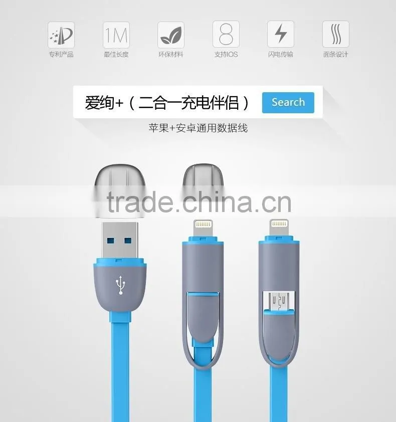 USB 6421 USB Cellphone Data Cable for IPHONE ,SamSung ,HTC