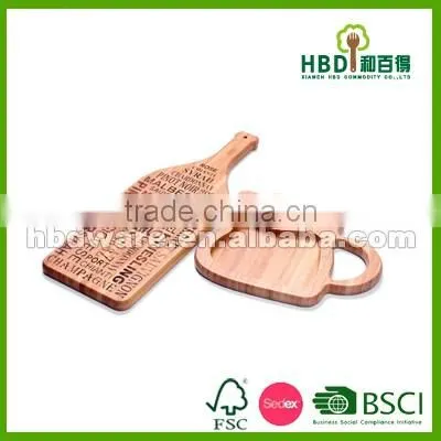 Round bamboo lazy susan rotatable