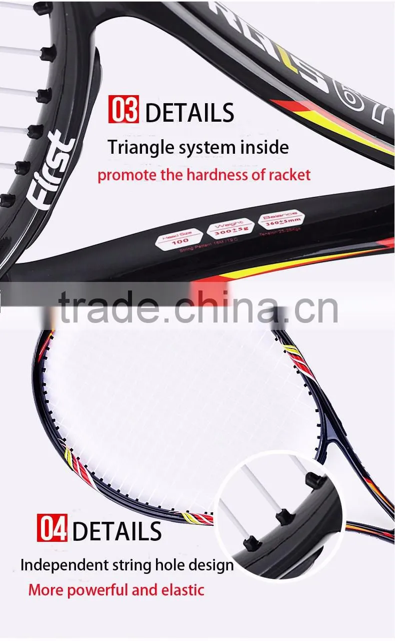 Hot sale cheap full carbon professional tennis racket