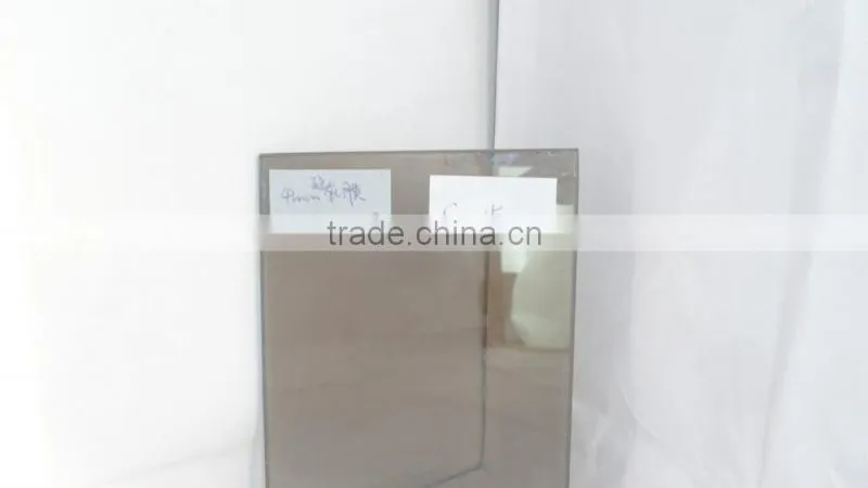 golden reflective glass for building