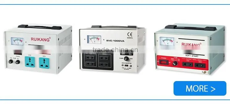 Square smart voltage stabilizer 3000VA single phase wholesale Original