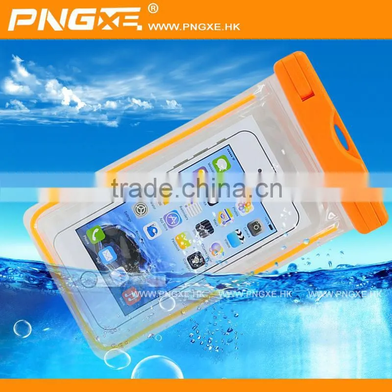 Promotional colorful mobile phone waterproof bag for samsung note4