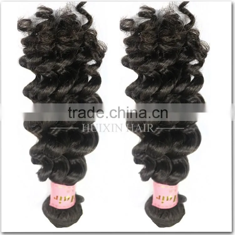 Top remy hair, virgin eurasian deep wave hair human hair weaving