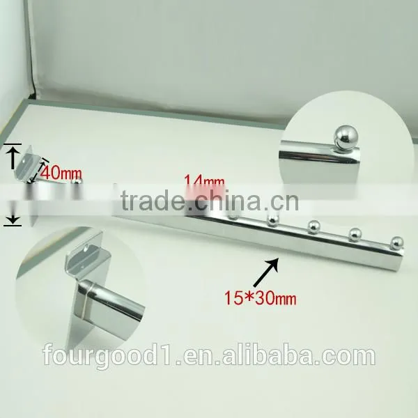 Factory metal oval tube display hanger ,display clothes rack