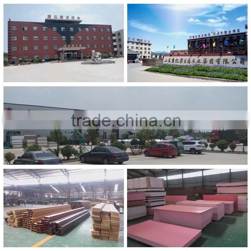 Waterproof patio outdoor high-quality good price hollow groove wood plastic composite decking wpc
