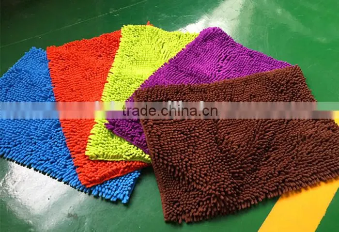 New Polyester Chenille Entrance Custom Door Mat