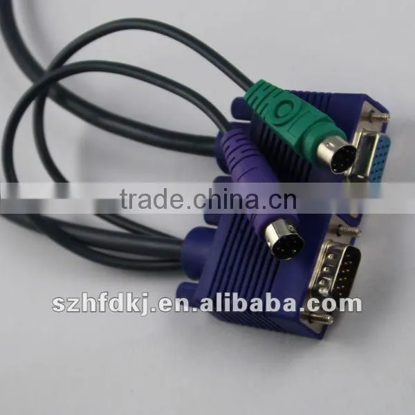 Standard SVGA/ VGA Cable M/F 1.5M Monitor Cable ferrites (Gold Plated)