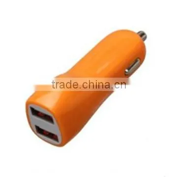 Mobile Phone Dual Usb Car Charger,5v 3.1a Metal For Iphone 6 Car Charger,For Galaxy S5 Car Charger