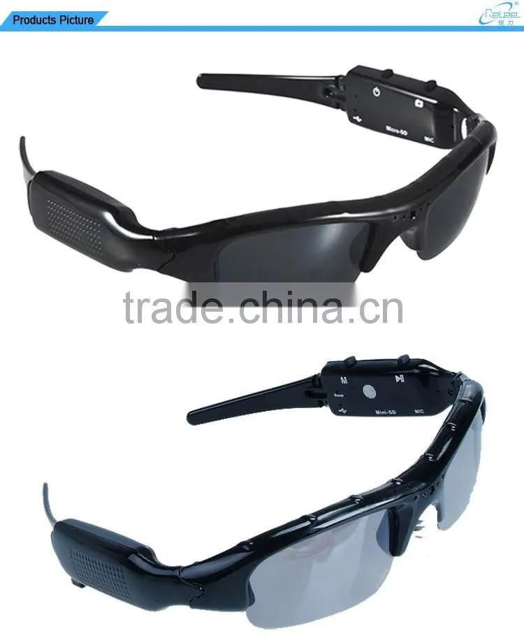 Remote control bluetooth mp3 sunglasses with wireless bluetooth glasses