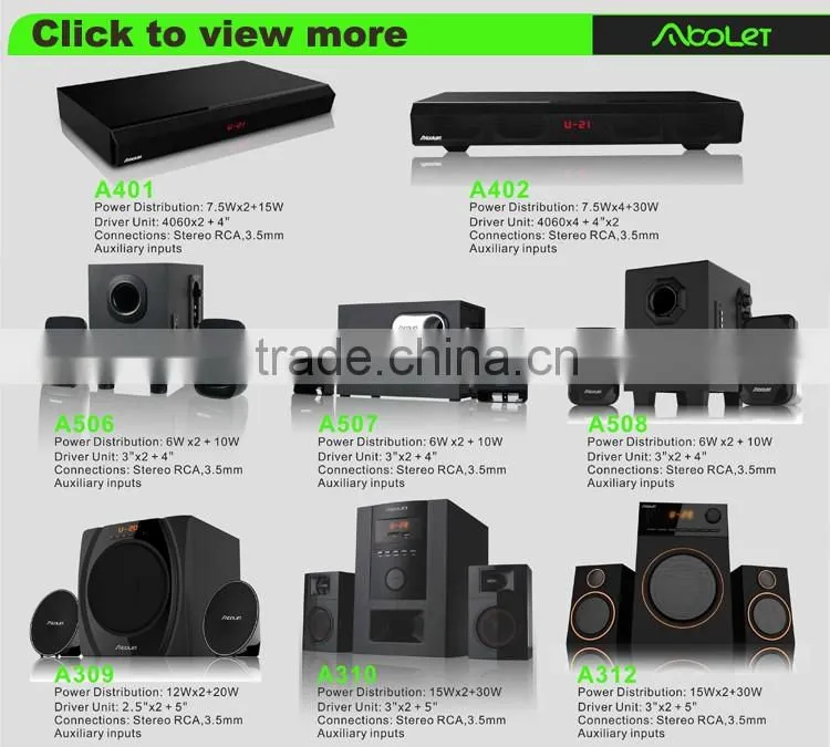 A28 New Digital All-In-One Fashion Powered Computer Soundbar Speaker for LCD