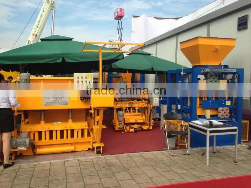 hollow block machine price QMY6-25 hollow brick machine for canton fair
