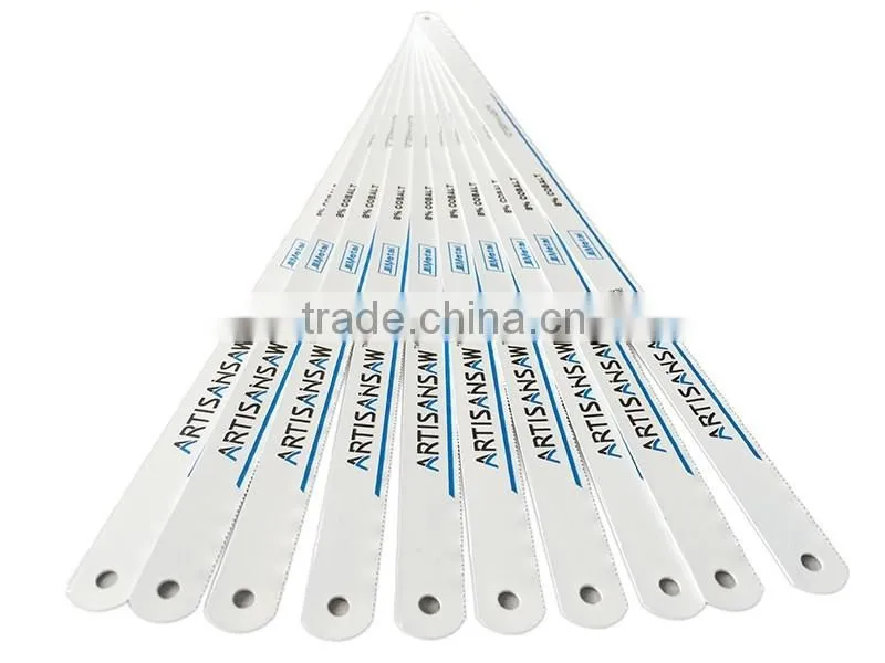 Top Quality Hand Saw Blades 8%COBALT Bi metal Hand Saw Blades 24TPI Flexible Hacksaw
