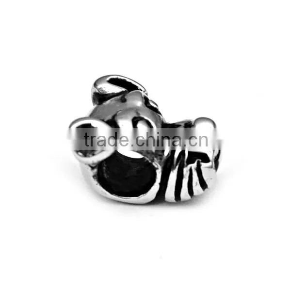 Fashion dog head beads DIY jewelry accessories animal bracelet accessories