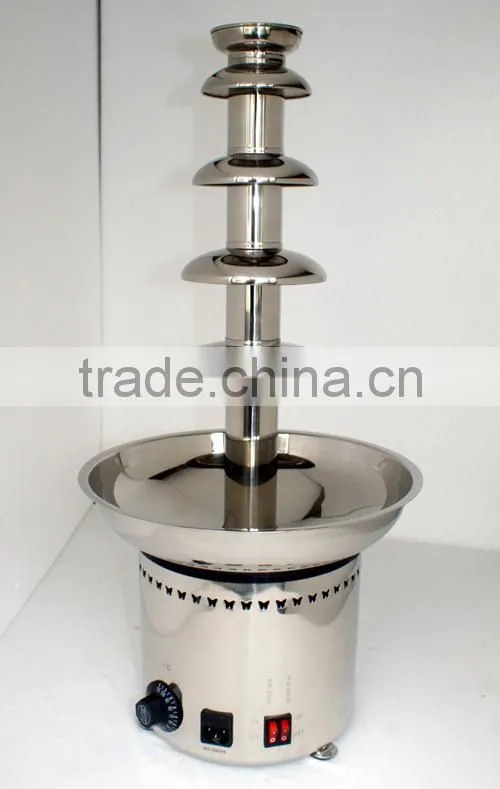 2016 stable performance Stainless Steel 5 Tiers Commercial Chocolate Fountain For wedding party