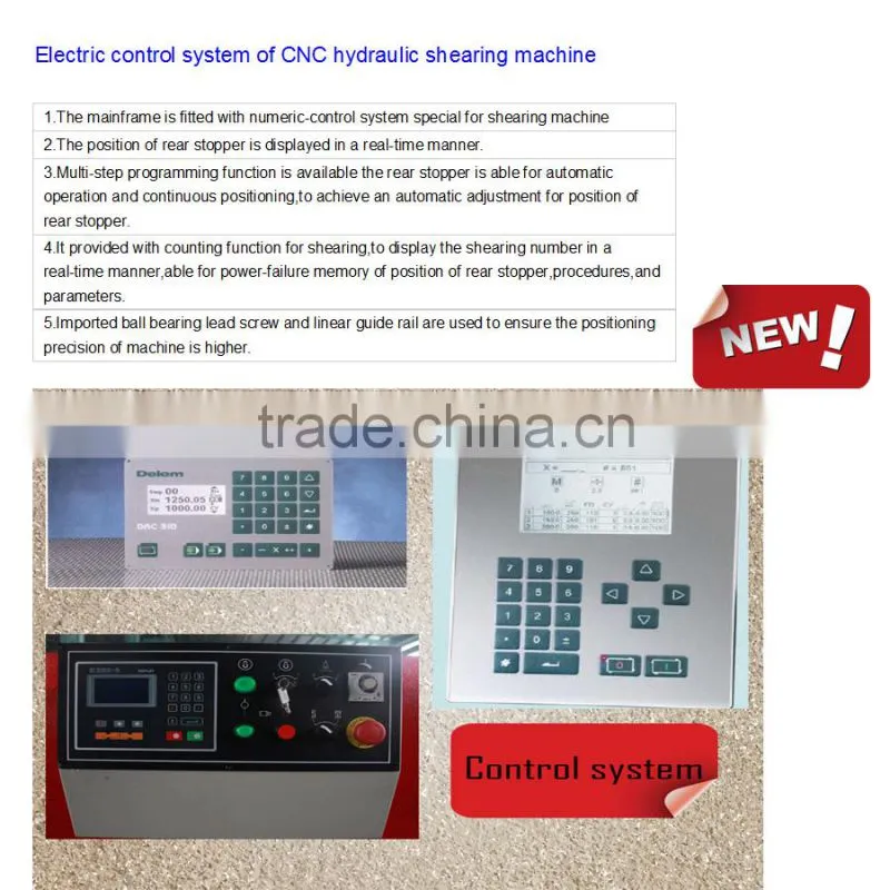 QC11Y-6X3200 Cutting Machine for metal sheet/hydraulic shearing machine of best price