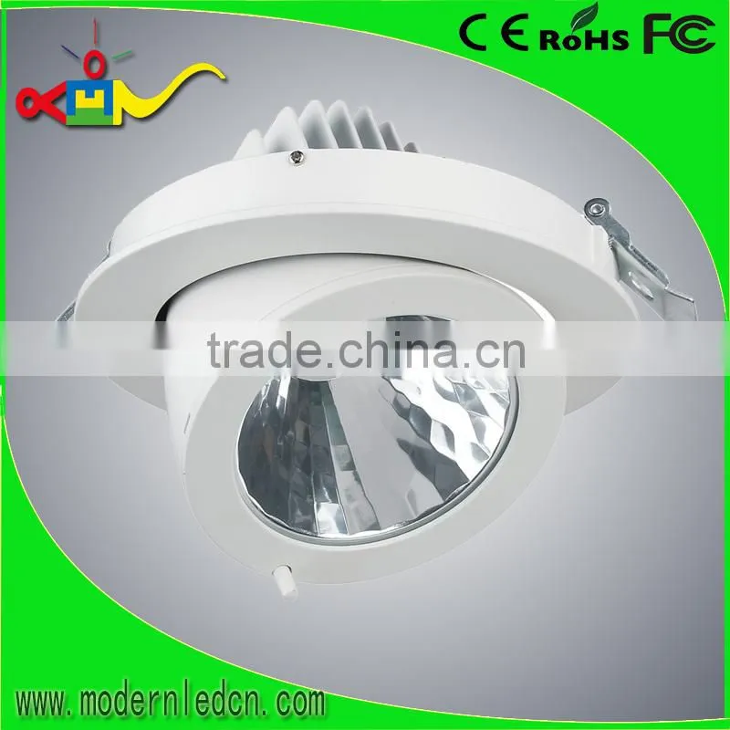 4 inch angle adjustable cob 30w trunk light dimmable