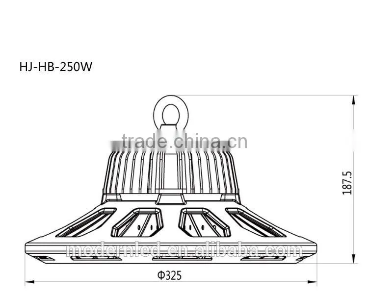 5 years warranty meanwell waterproof driver 150w ufo led high bay light good price