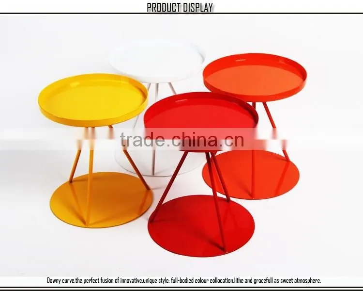 Sofa side table colorful corner table