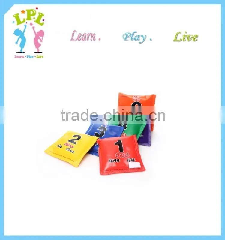 Customized logo printing rectangle hacky sack, best toy for kid game