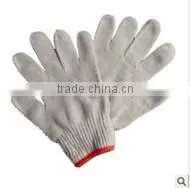 bleach white cotton gloves high quality with best price cotton gloves