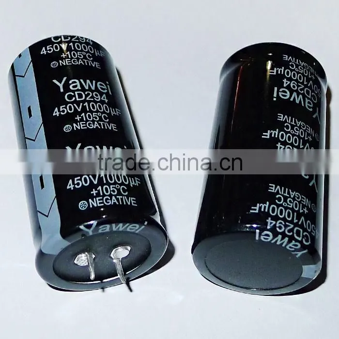 1000uf 47uf 450v aluminium electrolytic capacitor