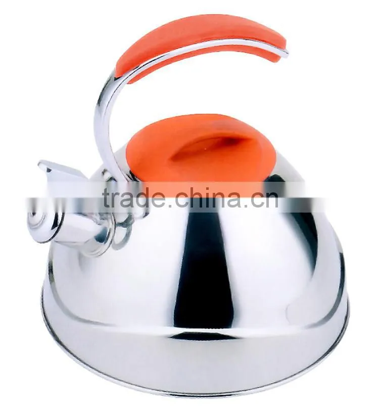 Single bottom camping water jug tea pot stainless steel whistling kettle pour over kettle