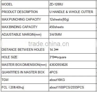 Manual paper hole making and binding machine