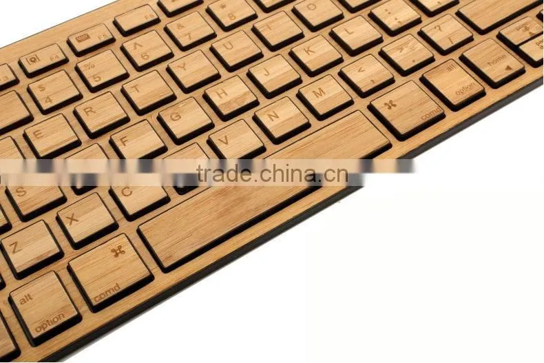 New Design Bamboo For Ipad bluetooth keyboard