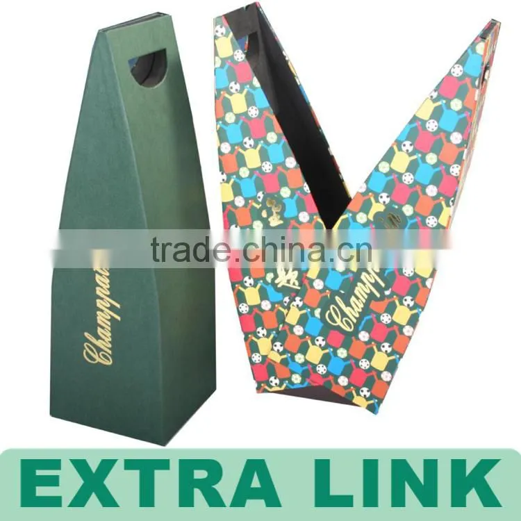 Fashion Design Decorative Art Coated Paper Grape Alcohol Wine Gift Box