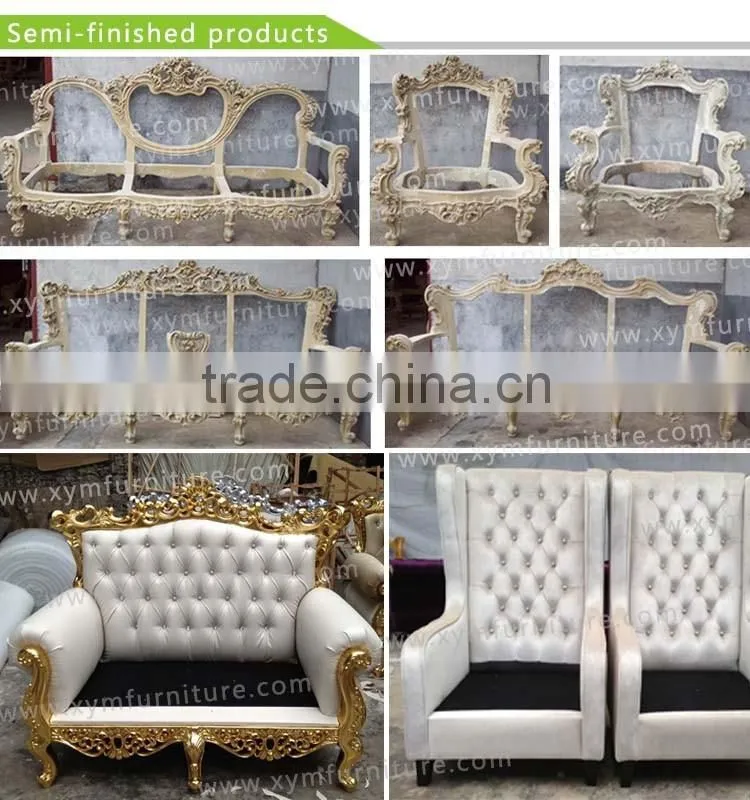factory sale high quality double seat luxury sofa