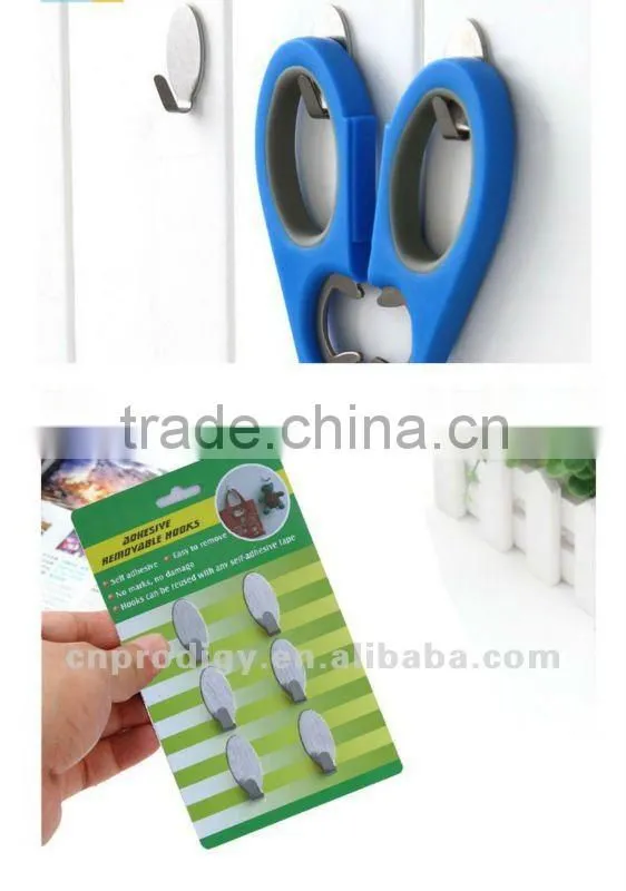 stainless steel self adhesive hooks/sticky hooks/self adhesive hook
